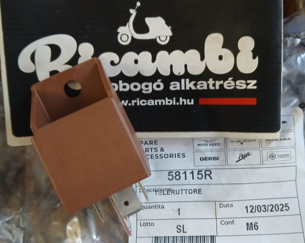 Piaggio 58115R indítórelé